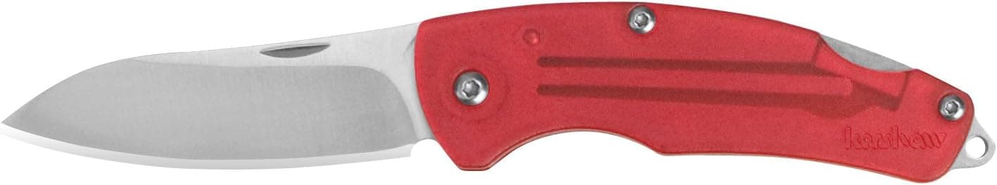 Kershaw Little Lockback Folding Pocket Knife (Red)