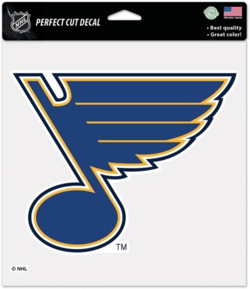 WinCraft NHL St. Louis Blues 8x8 Perfect Cut Color Decal