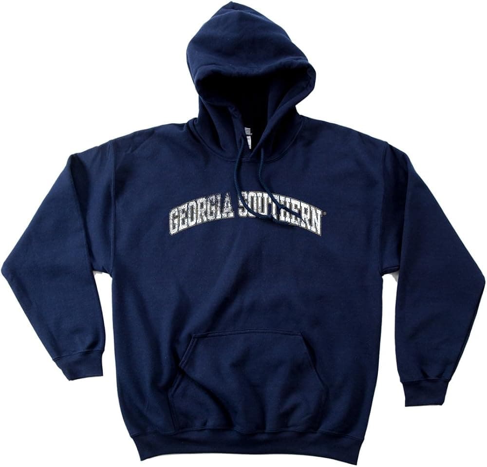NCAA Georgia Southern Eagles 50/50 Blended 8-Ounce Vintage Arch Hooded Sweatshirt