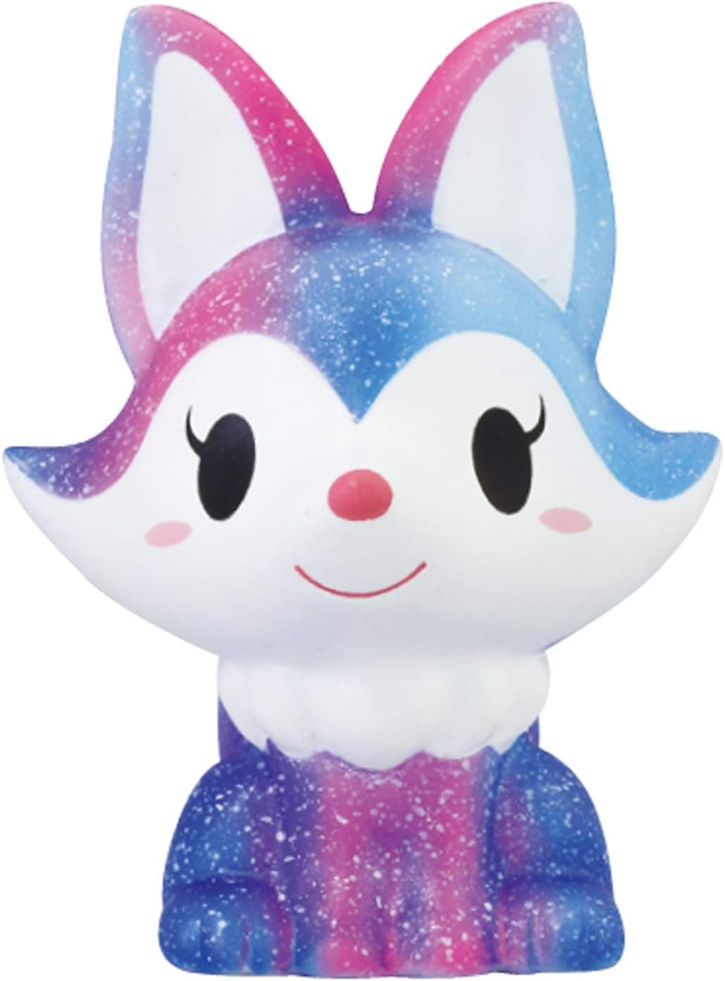 iBloom Foxy Fox Cute Animal Slow Rising Squishy Toy (Stella, Blueberry Scent) for Birthday Gifts, Party Favors, Stress Balls, Play at Home & Relieve Stress with Kawaii Squishies for Kids, Girls, Boys