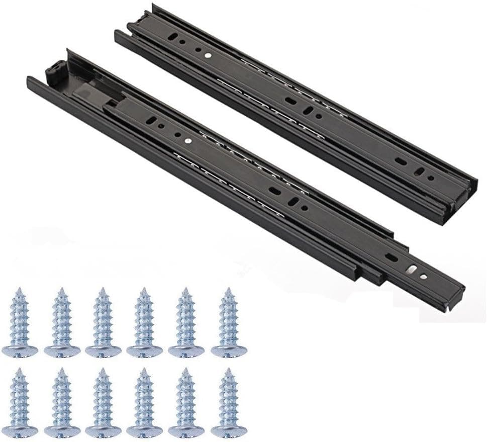 Zengest Full Extension Less Noise Ball Bearing Drawer Slides, 16 Inches, 1-Pair