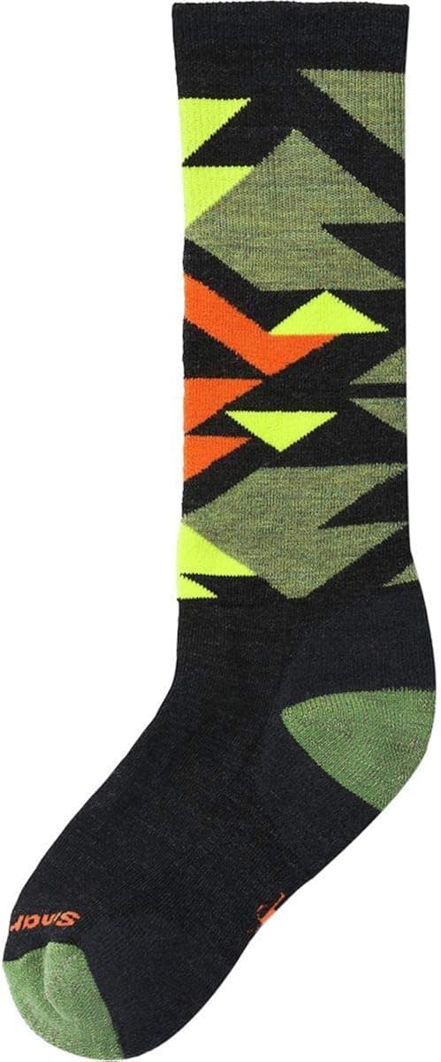 Smartwool Kids Wintersport Neo Native (Toddler/Little Kid/Big Kid) Charcoal SM (9 Toddler - 11.5 Little Kid)