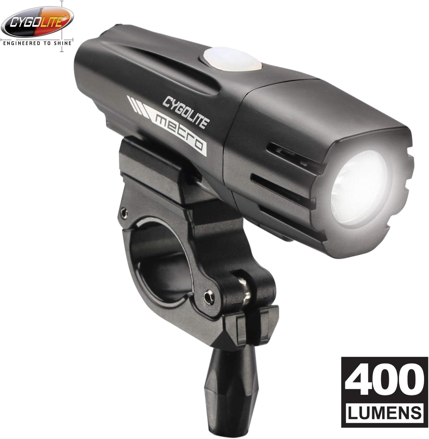 Cygolite Metro 400 Lumen USB Rechargeable Bicycle Headlight