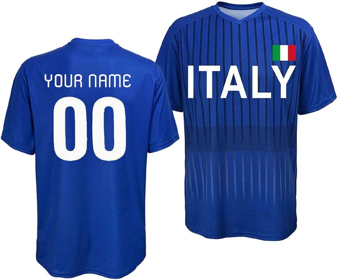 Custom Italy Jersey - Adult and Youth