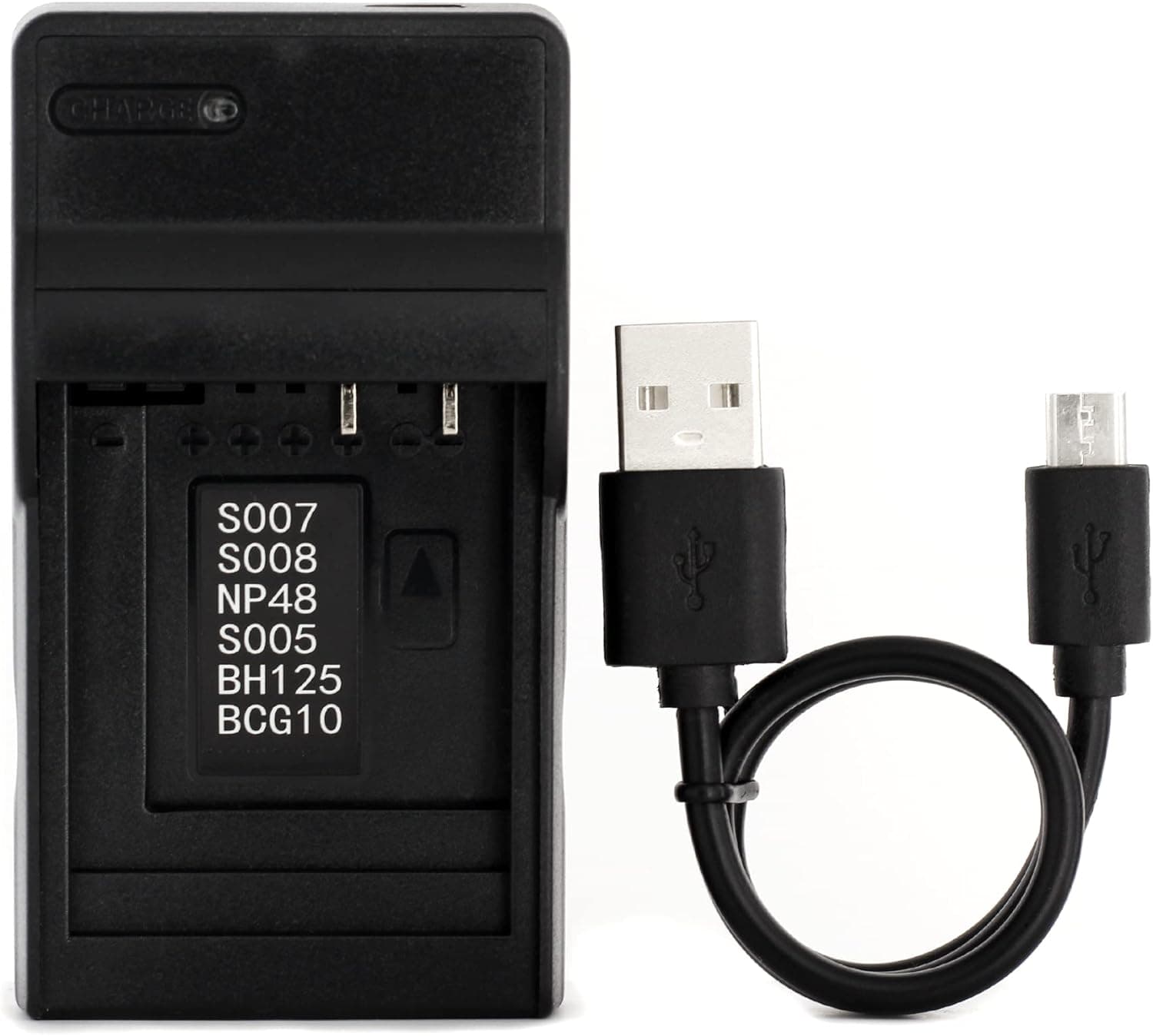 CGA-S005 USB Charger for Panasonic Lumix DMC-FS1, DMC-FS2, DMC-FX01, DMC-FX07, DMC-FX10, DMC-FX12, DMC-FX150, DMC-FX180, DMC-FX3, DMC-FX50, DMC-FX8, DMC-FX9, DMC-LX1, DMC-LX2 Camera and More