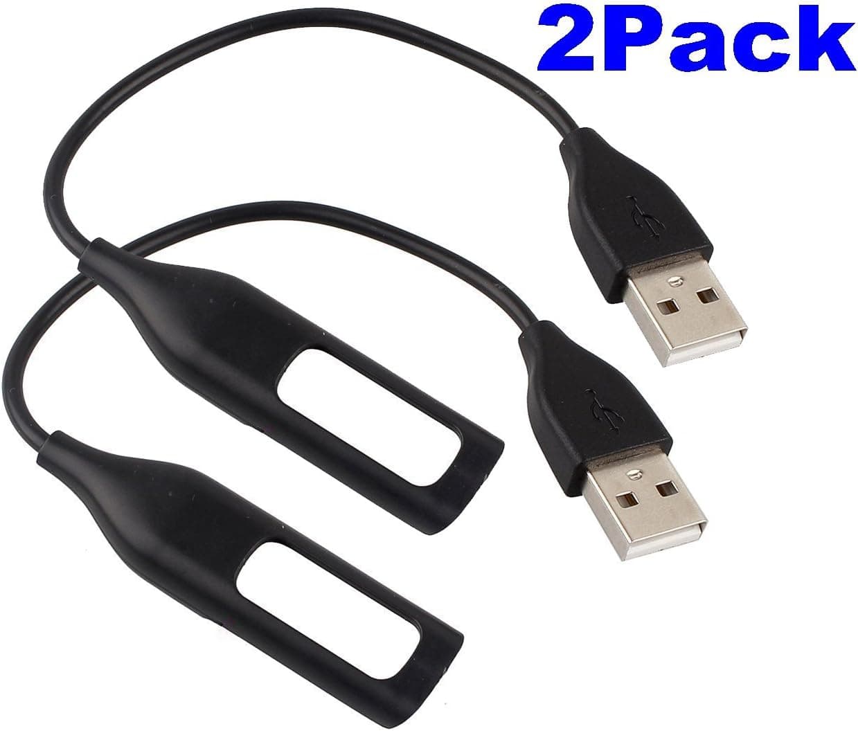 2pack Bekhic Replacement Fitbit Flex Usb Charger Cable, Compatible for Fitbit Flex Band Wireless Activity Wrist Bracelet (Charge Cable) (2Pcs Cable)