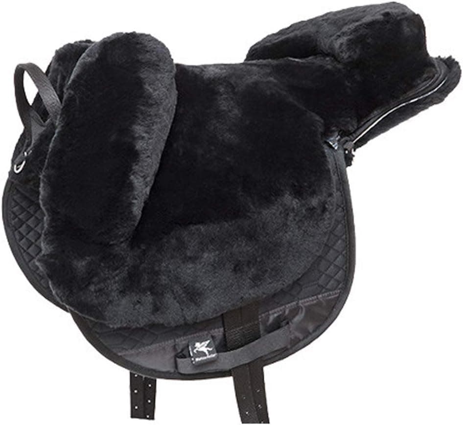 Engel Sheepskin Lined Bareback Pad - English