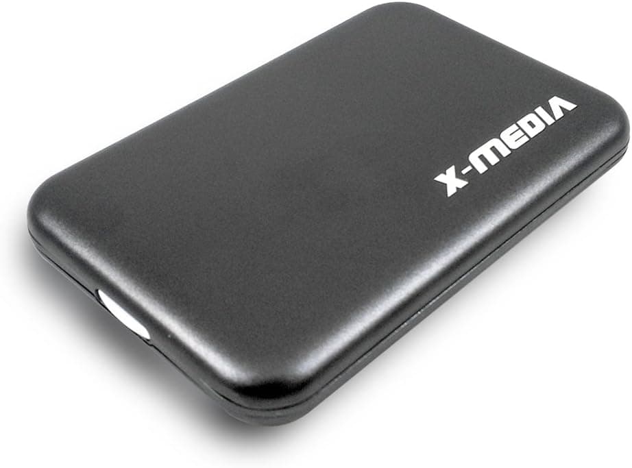 X-MEDIA 2.5-Inch Tool-Free USB 3.0 SATA Aluminum Hard Disk Drive HDD External Enclosure Case [XM-EN2251U3-BK]