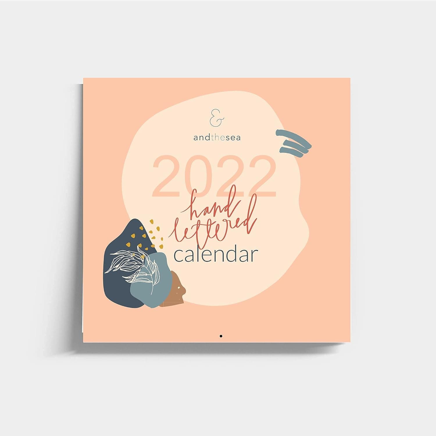 Alitaver 2022 Hand-Lettered Christian Calendar, Organic Shapes, Bible Verse (Scriptures, Planner, Wall Calendar)