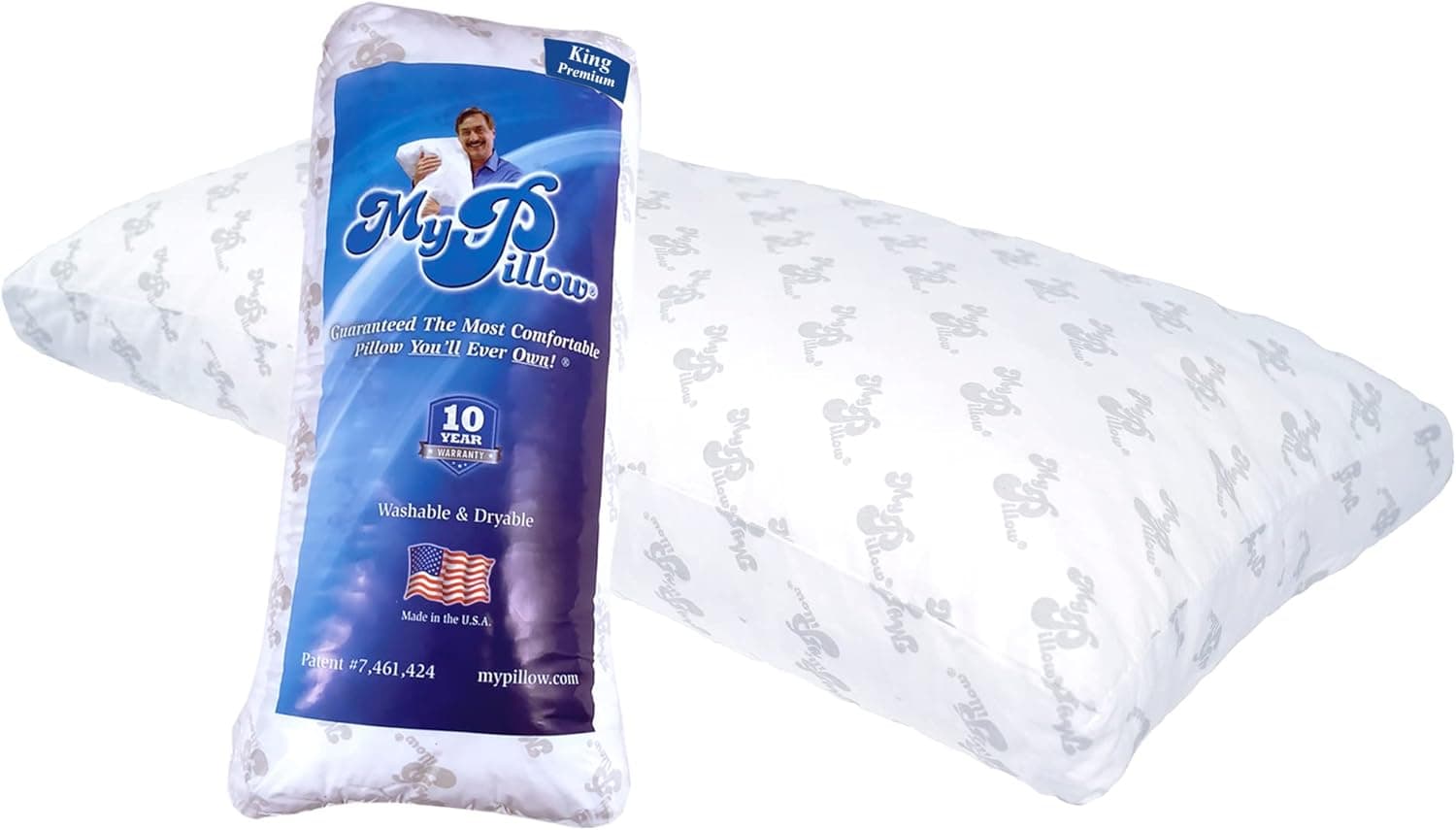 MyPillow Premium Bed Pillow King, Most Firm