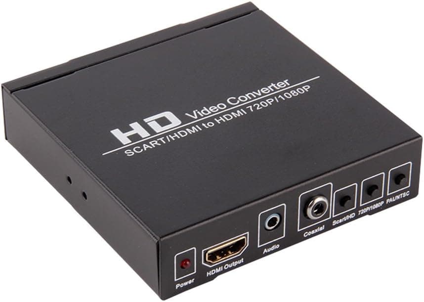 YKS Scart/HDMI To HDMI 720P 1080P HD Video Converter Monitor Box For HDTV DVD STB