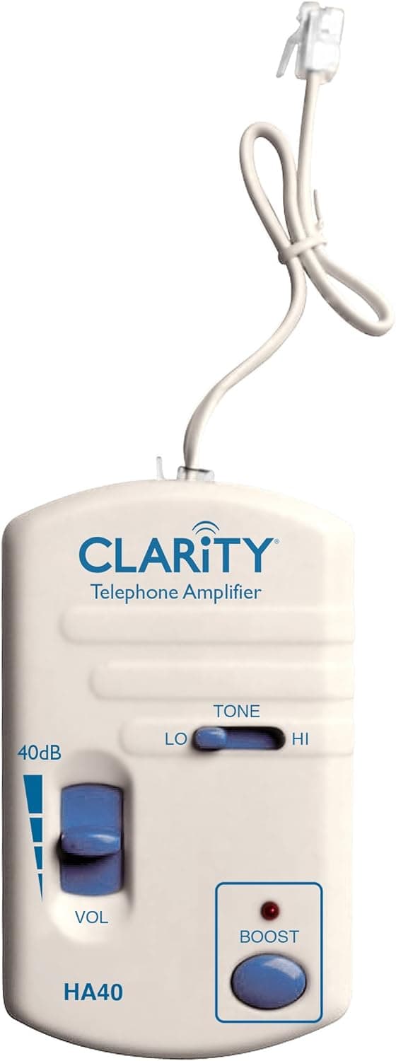 Clarity CLARHA40 Portable Telephone Handset Amplifier