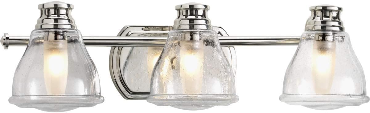 Progress Lighting P2812-15WB Three-Light Bath with Bulb