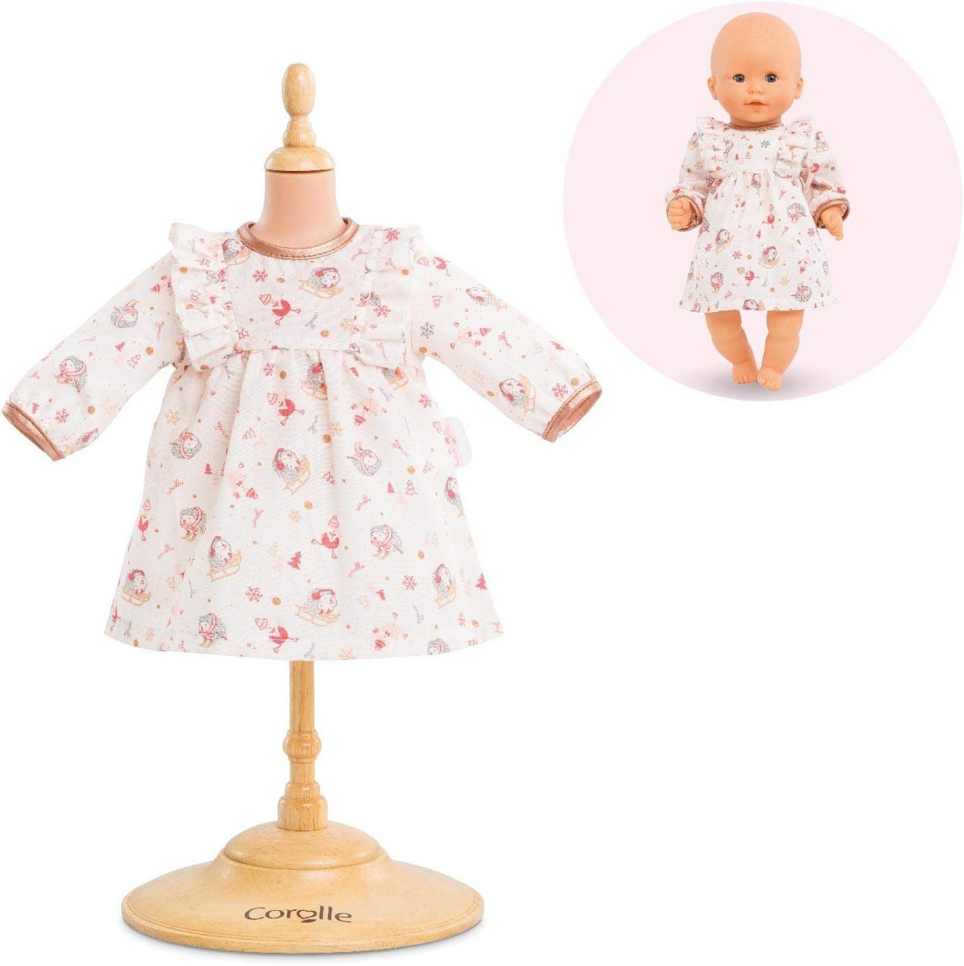 Corolle - Enchanted Winter Dress - Limited Edition Outfit for 12" Baby Dolls