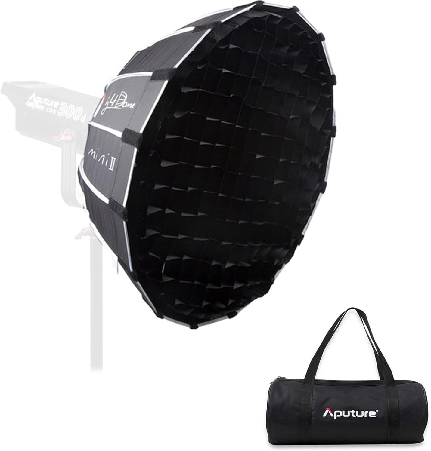 Aputure Light Dome Mini II Softbox Flash Diffuser for Aputure 300X/300D II/Amaran 200X/100X Series and Other Bowens Mount Lights
