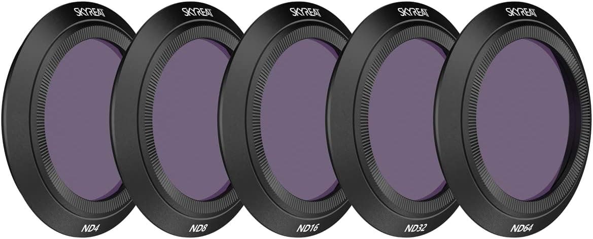 Skyreat ND Filters Set for Autel Evo II 8K 5PACK-(ND4 ND8 ND16 ND32 ND64)