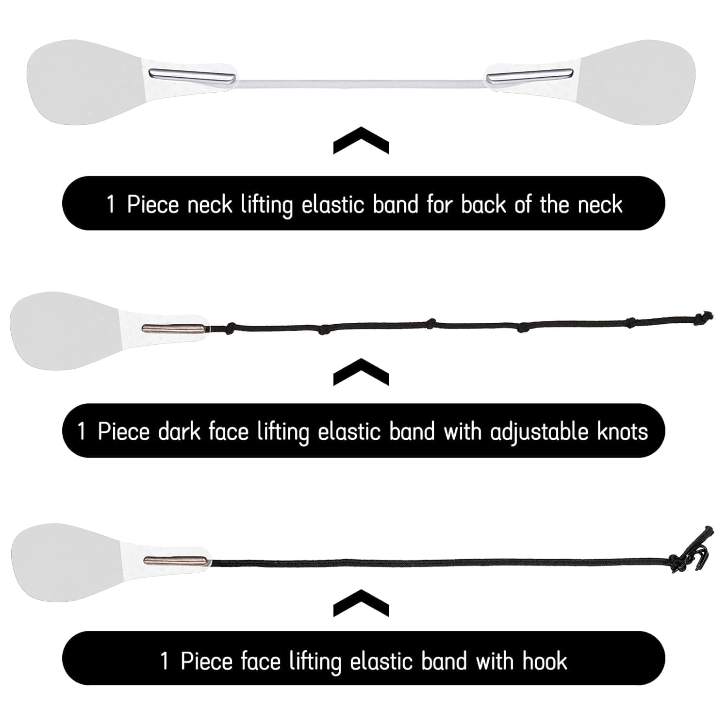 283 Pieces Face Lift Tape and Stickers Set 240 Face Lifting Stickers 40 Neck and Eye Lift Tapes Invisible Adhesive Lifting Patches Face Quick Lifting Bands with 3 Lifting Ropes for Women Face Beauty