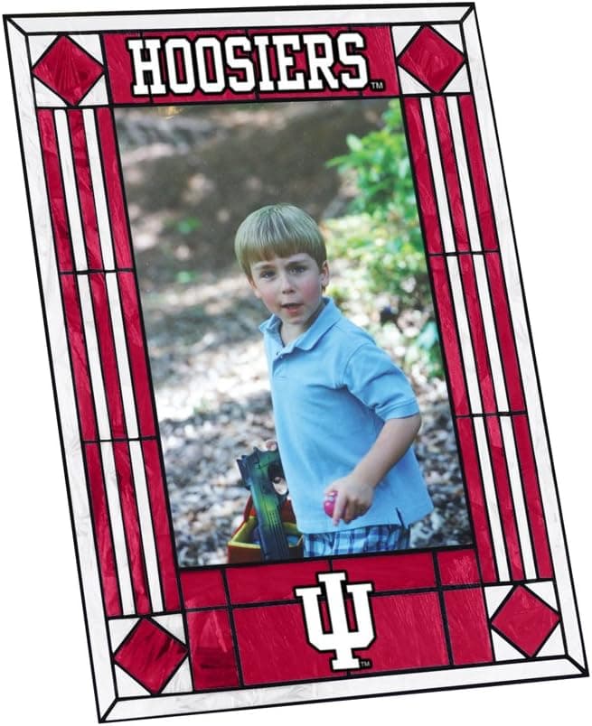 NCAA Indiana Art Glass Frame