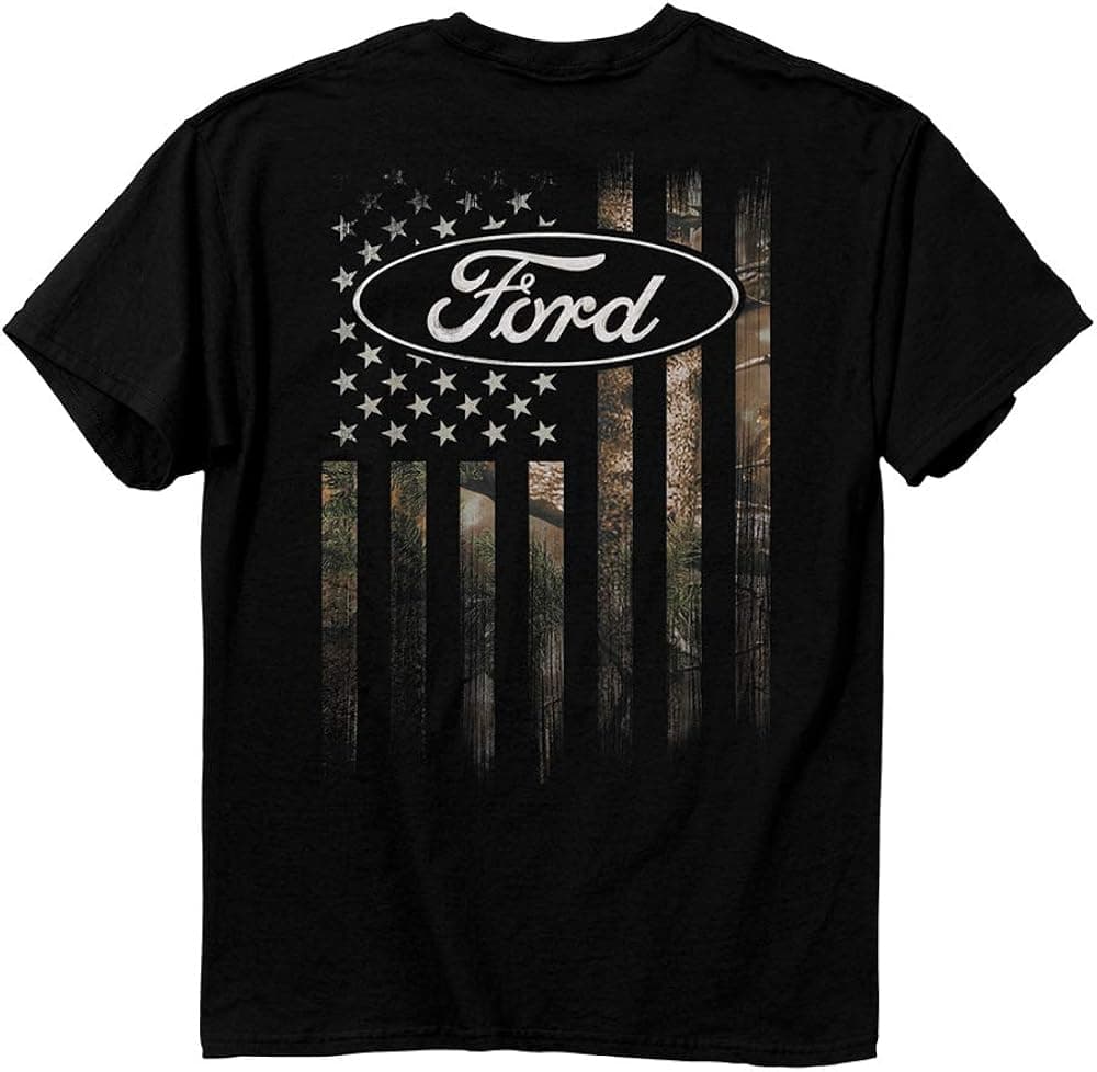 Buck Wear Ford-Camo Accent Flag T5 5 oz. T-Shirt
