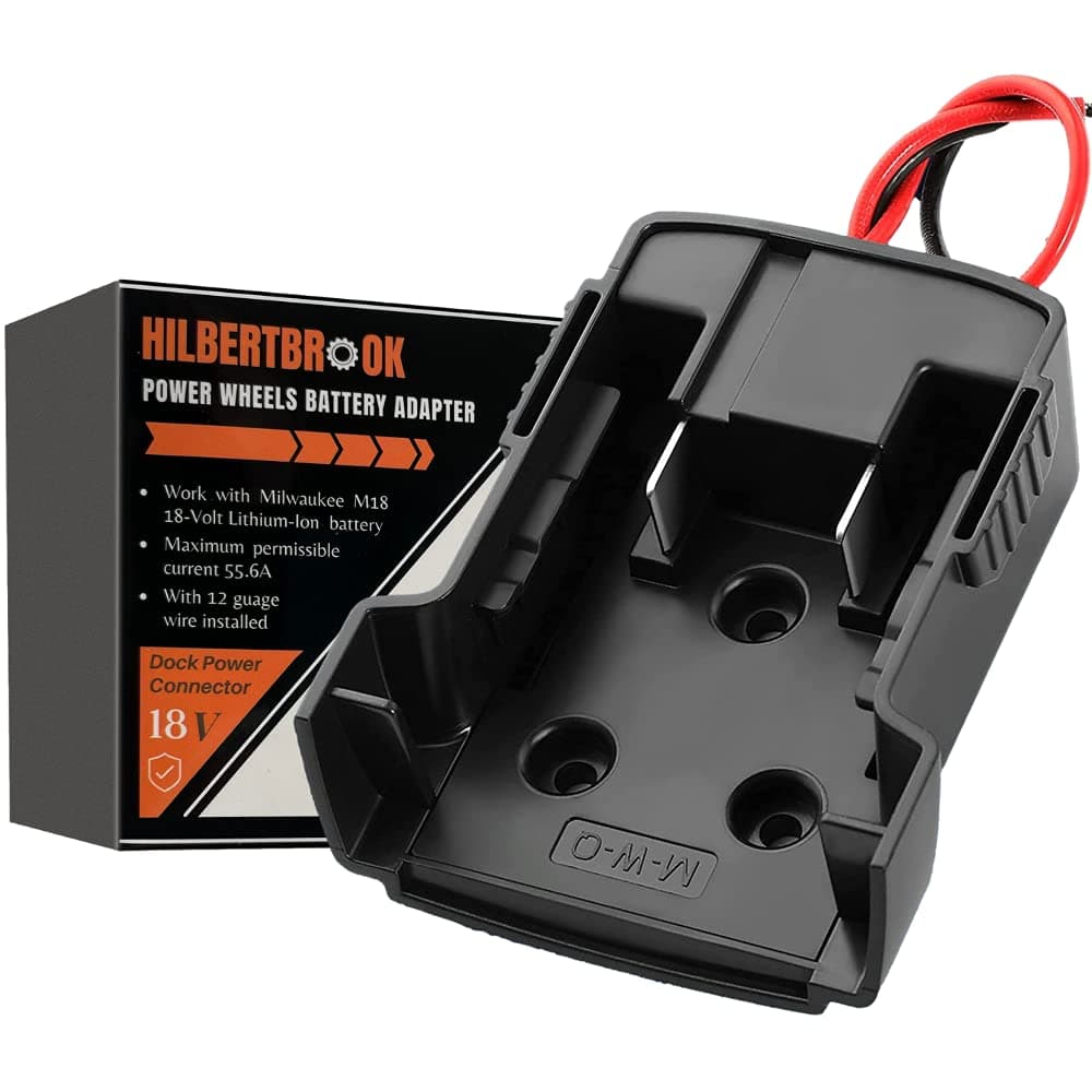 Power Wheels Adapter Milwaukee M18 Battery Adapter Drill Battery Adapter for Power Wheels 18v Power Wheels Connector