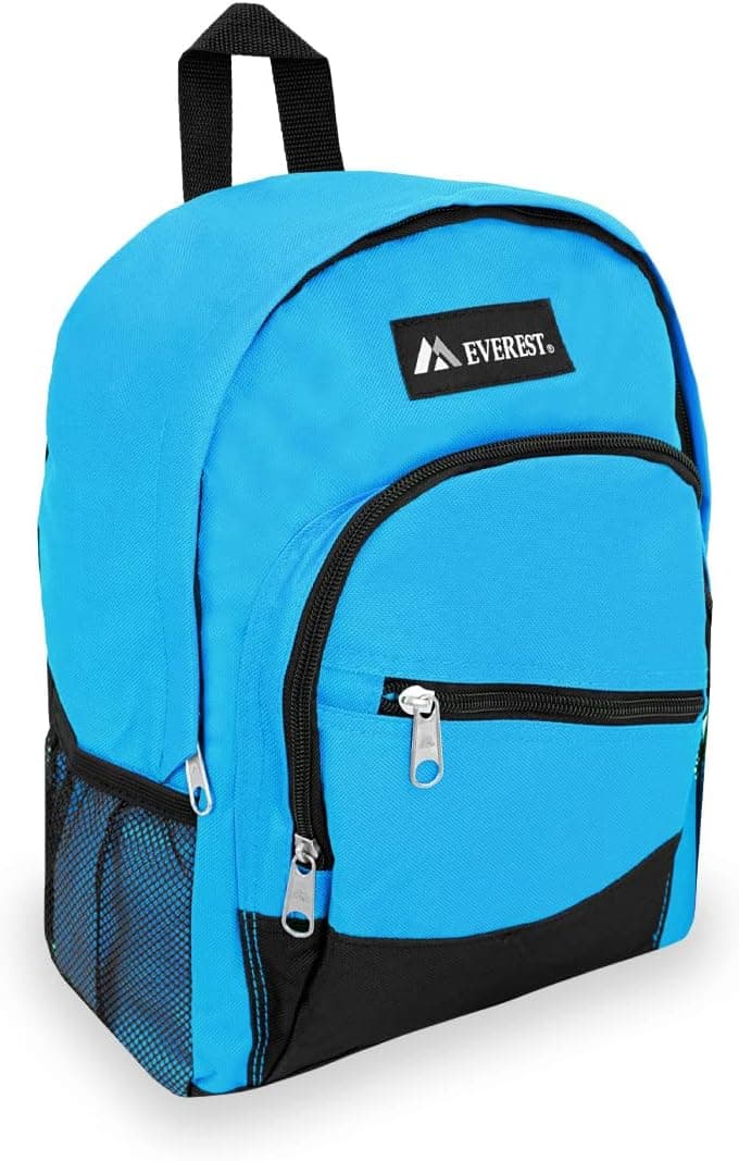 Everest Junior Slant Backpack, Turquoise, One Size