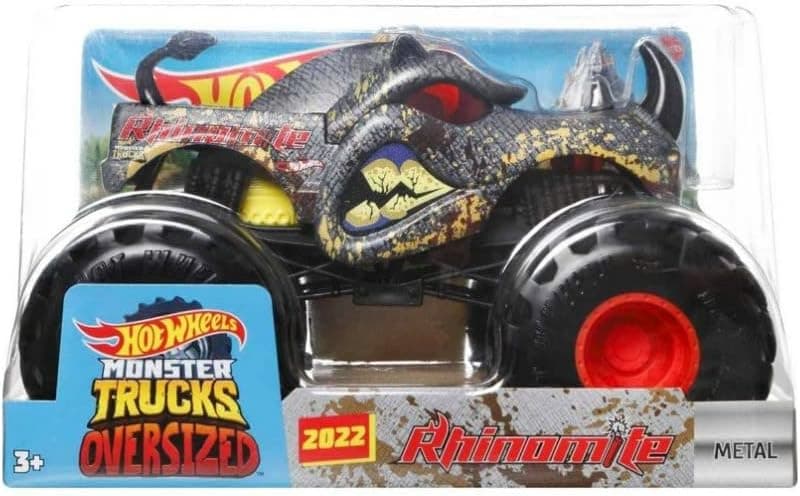 Hot Wheels Monster Trucks Oversized 2022 Rhinomite - Green