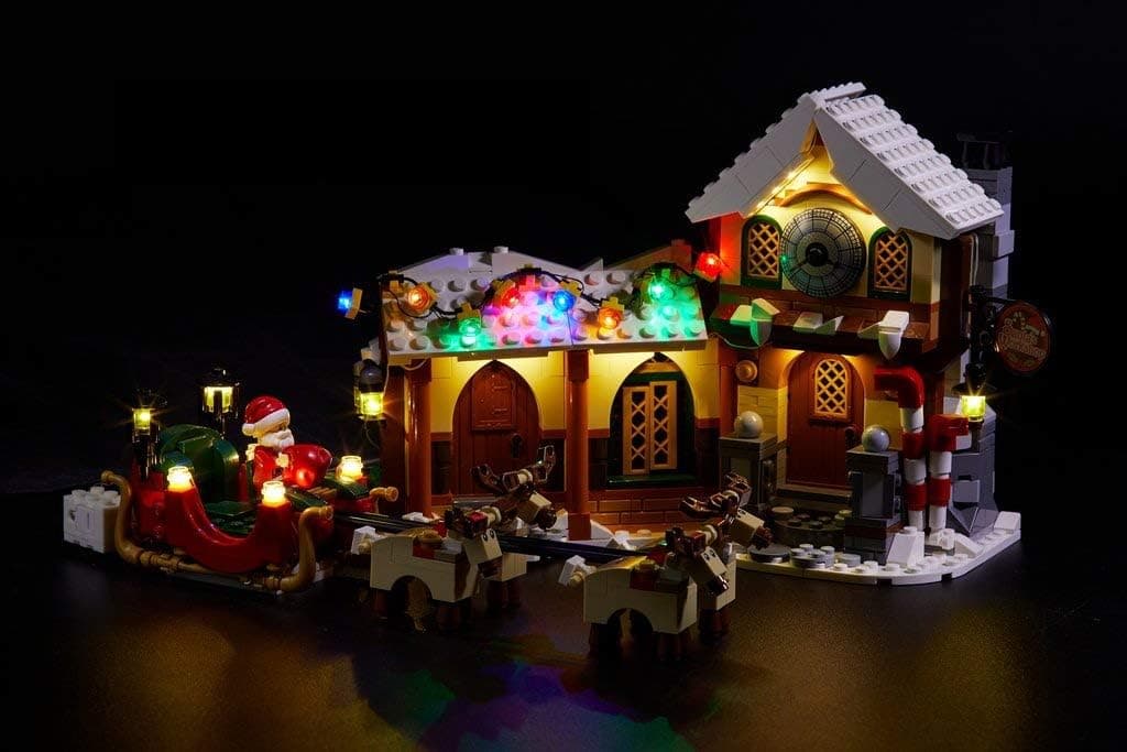 LED Lighting Kit for Lego Santa's Workshop - 10245 (Lego Set NOT Included)