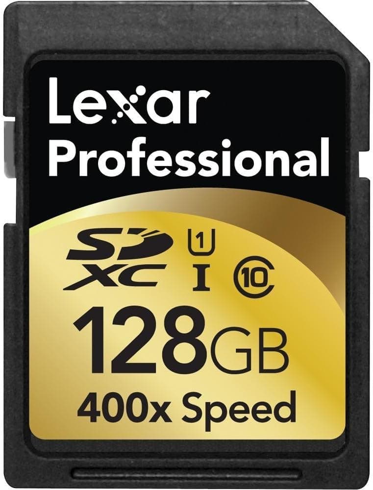 Lexar Professional 400x 128GB SDXC UHS-I Flash Memory Card LSD128CTBNA400