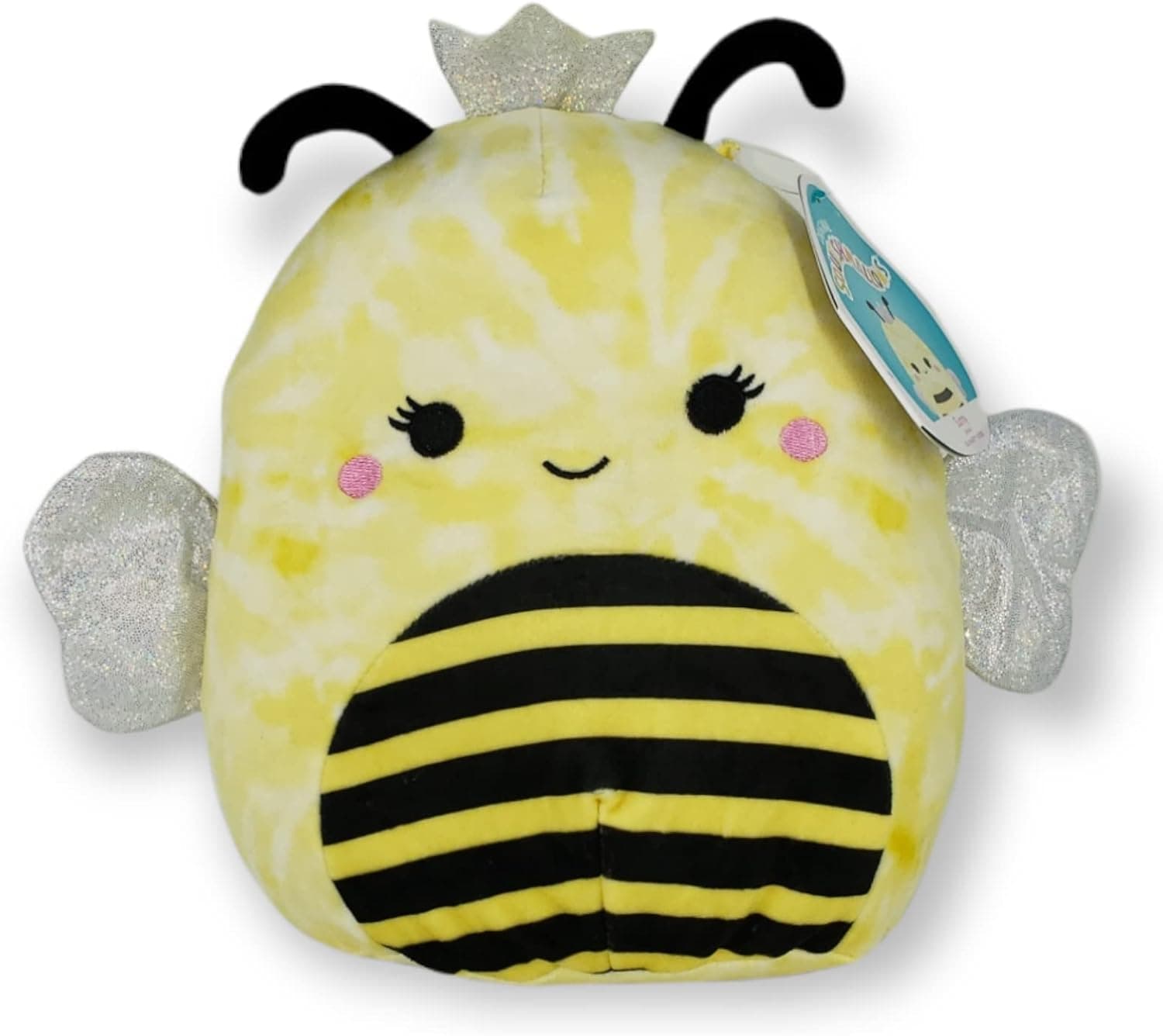 SQUISHMALLOW KellyToys - 8 Inch (20cm) - Sunny The Bee - Super Soft Plush Toy Animal Pillow Pal Buddy Stuffed Animal Birthday Gift