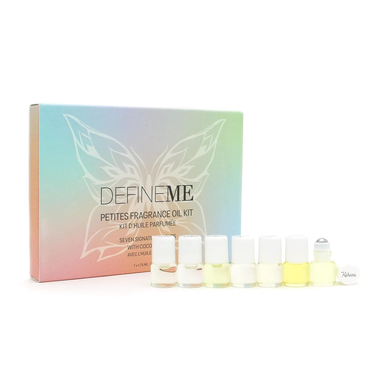 DefineMe Mini Perfume Gift Set, Pack of 7 Scents, Rollerball Roll-on Natural Perfume for Women