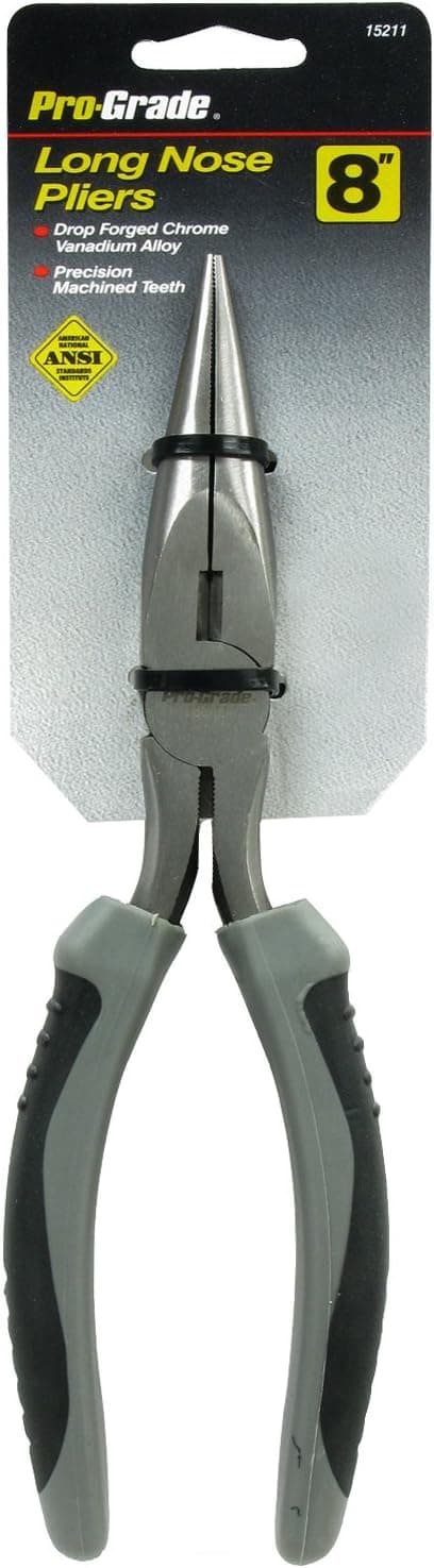 8" LONG NOSE PLIERS