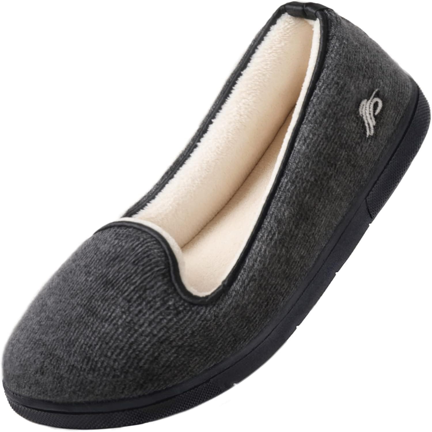 Wishcotton Women's Freira Lightweight Cozy Memory Foam Closed Back Slipper
