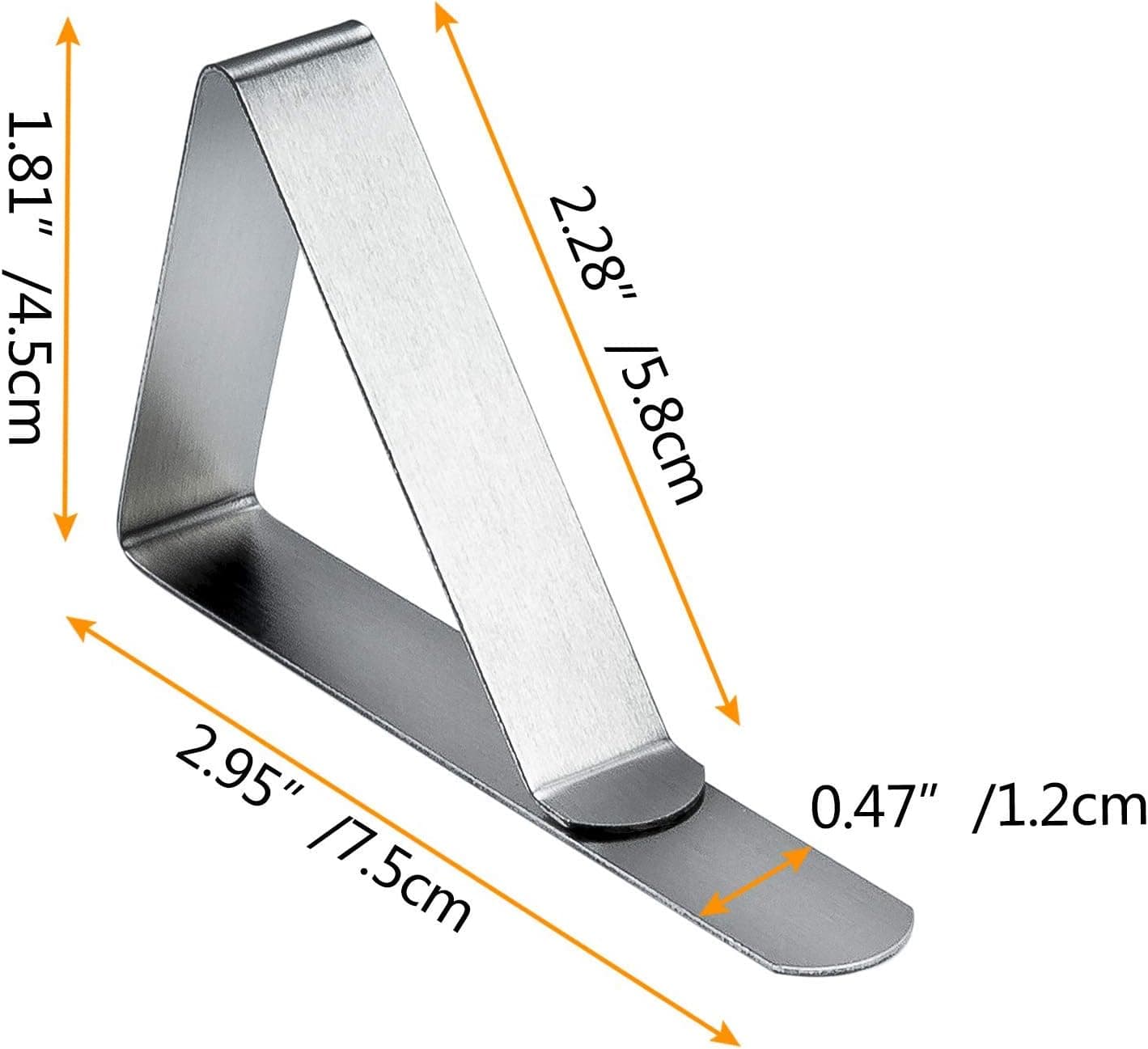 QAPPDA 54 Packs Tablecloth Clips Made of Stainless Steel,Durable,Windproof,for Outdoor Picnic Table and Indoor Dining Room Table