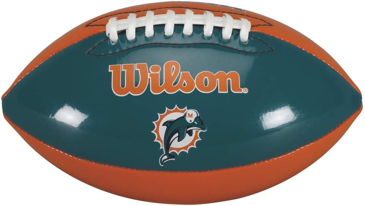 Wilson Miami Dolphins Autograph Official Size Football