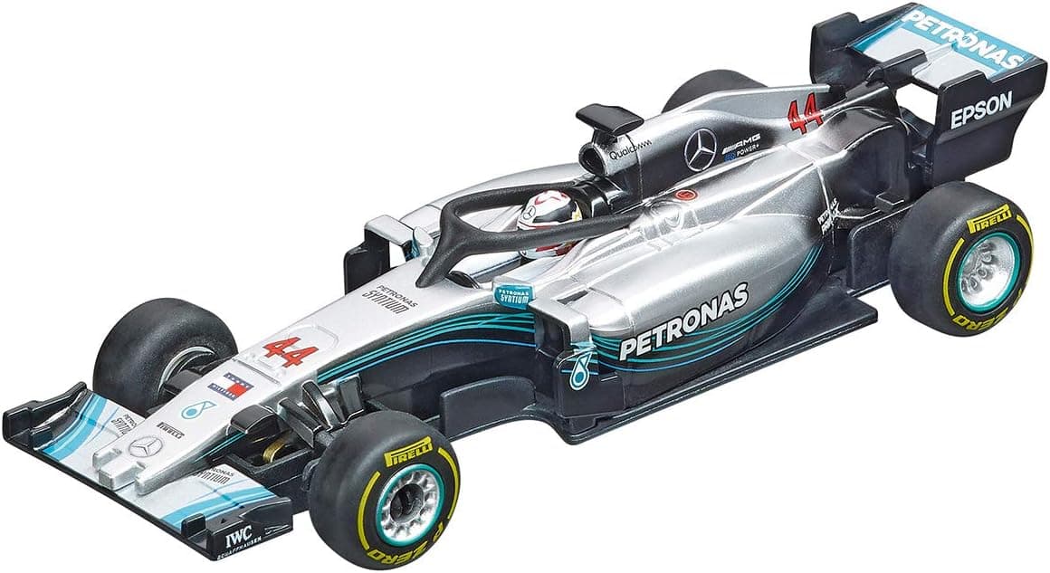 Carrera 64128 Mercedes-AMG F1 W09 EQ Power+ GO!!! Analog Slot Car Racing Vehicle 1:43 Scale