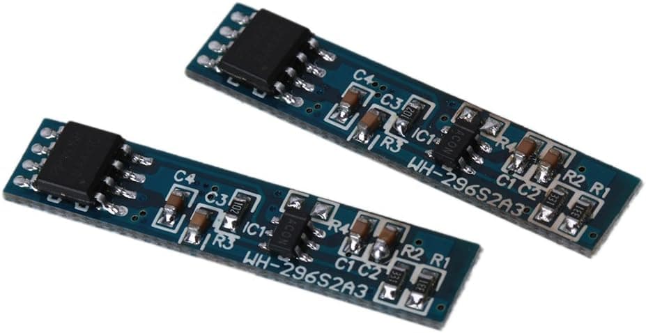 WEONE DC 7.4V 3A 2S Li-ion Lithium 18650 Battery Input Ouput Charger Protection Board PCB Pack of 2