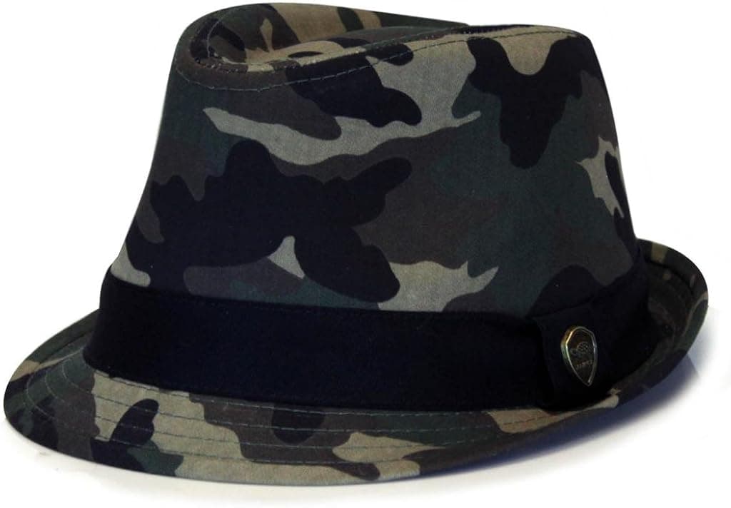 City Hunter Pmt640 Camouflage Fedoras (2 Colors)