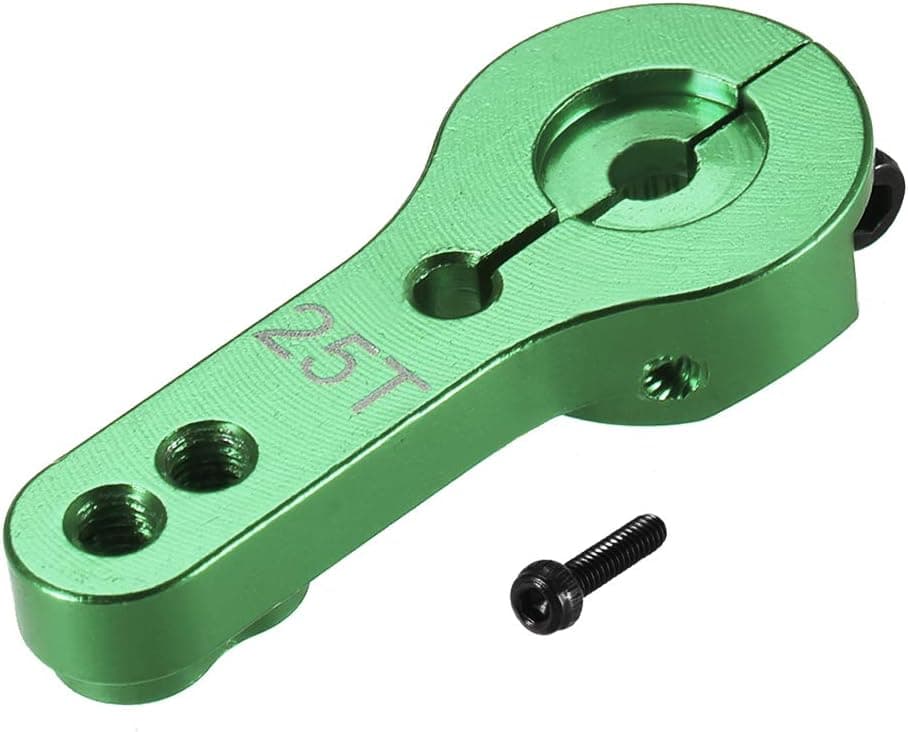 uxcell Aluminum Servo Horn 25T M3 Thread Green, for Futaba Savox Xcore HL HSP HD Power Go Tech
