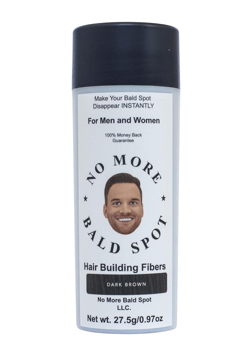 Hair Building Fibers For Thinning Hair for Men - Hair Fillers Powder - Hair Thickener For Thinning Hair for Women - Bald Spot Cover Up - Hair Loss Scalp Concealer Powder Fillers by No More Bald Spot