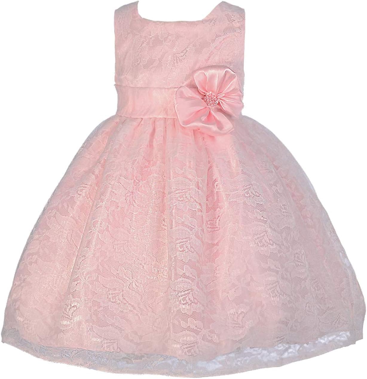 Dressy Daisy Baby Girls' Floral Lace Flower Girl Dresses Pageant Birthday Dress