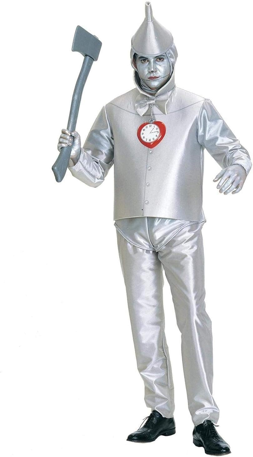 YANGGO Adult&Kids Tin Man Halloween Costume Wizard of OZ Jumpsuit Costume Cosplay