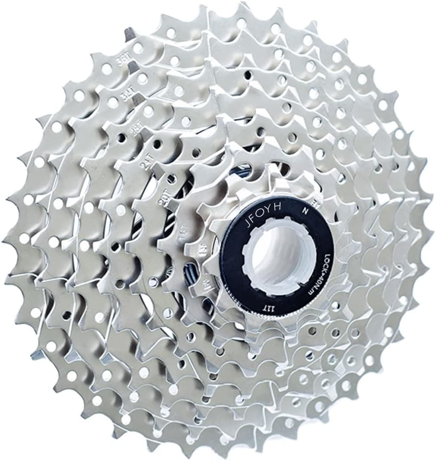 JFOYH 8 Speed Cassette 11-25T/11-28T/11-32T/11-34T/11-36T/11-40T/11-42T for Road Bike and MTB, Compatible with Shimano/SRAM/FSA HG Freehub Driver System