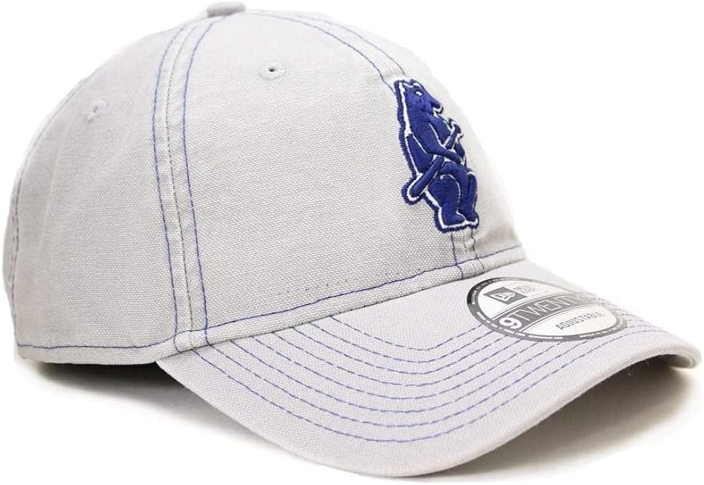 Chicago Cubs New Era 9Twenty Cooperstown Core Classic Gray Adjustable Hat 1914