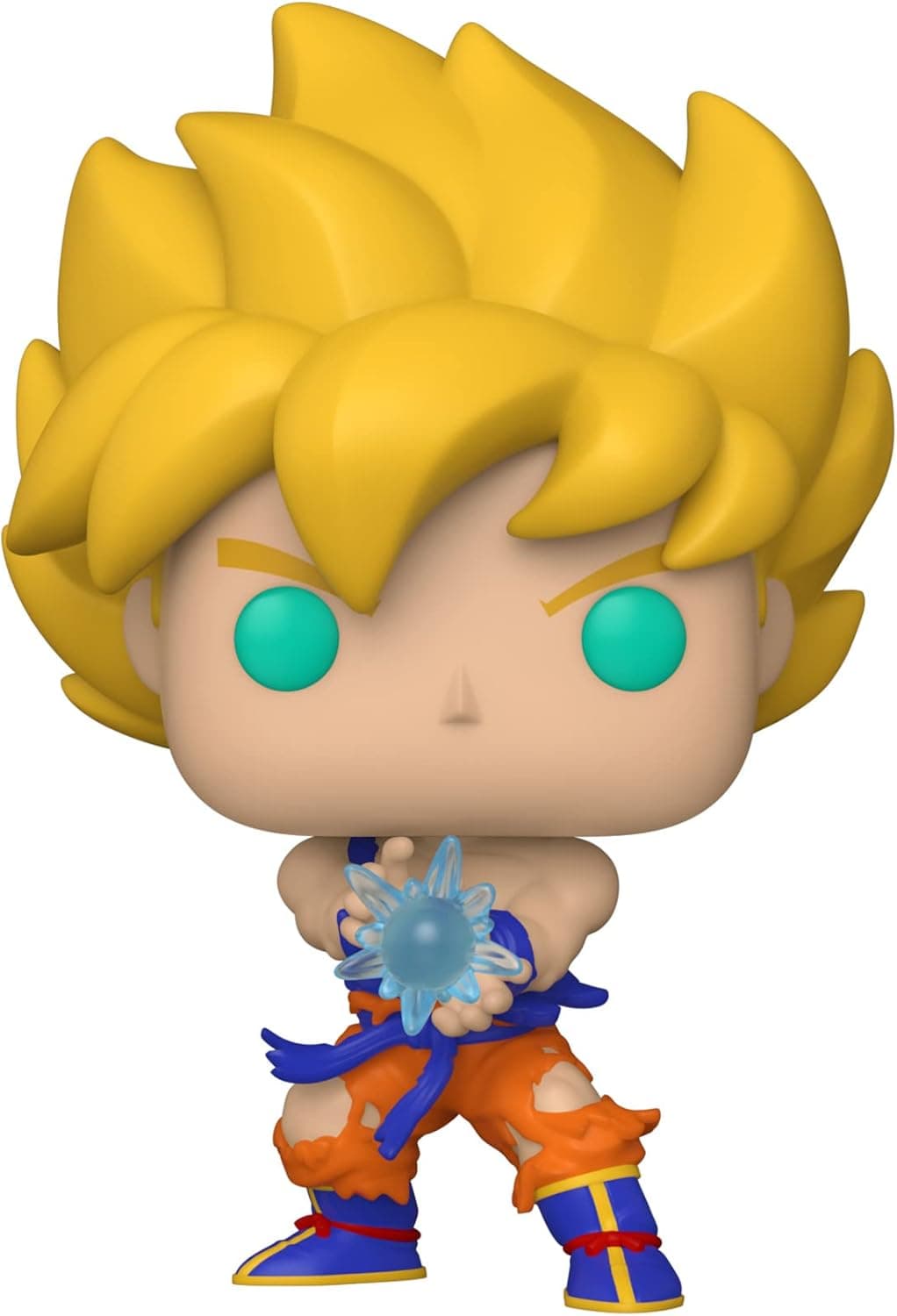 Funko POP Animation: Dragon Ball Z - SS Goku with Kamehameha Wave Multicolor, 3.75 inches