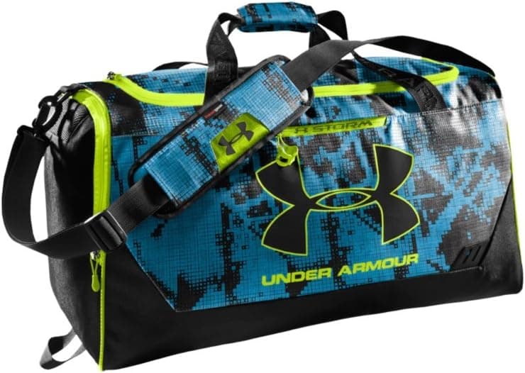 Under Armour Hustle Medium Duffle - Electric Blue/Black -