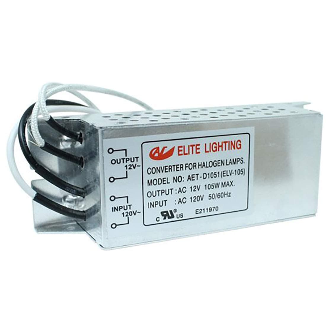 12V Indoor Electronic Step-Down AC Transformer (105w)