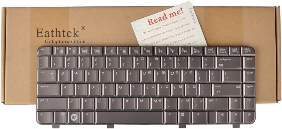 Eathtek Replacement Keyboard for HP Pavilion DV4 DV4T DV4Z series Bronze US Layout