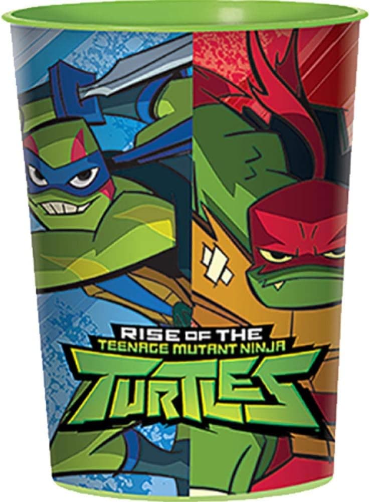amscan Rise of the Teenage Mutant Ninja Turtle Plastic Favor Cup - 16 oz. | Multicolor | 1 Pc.