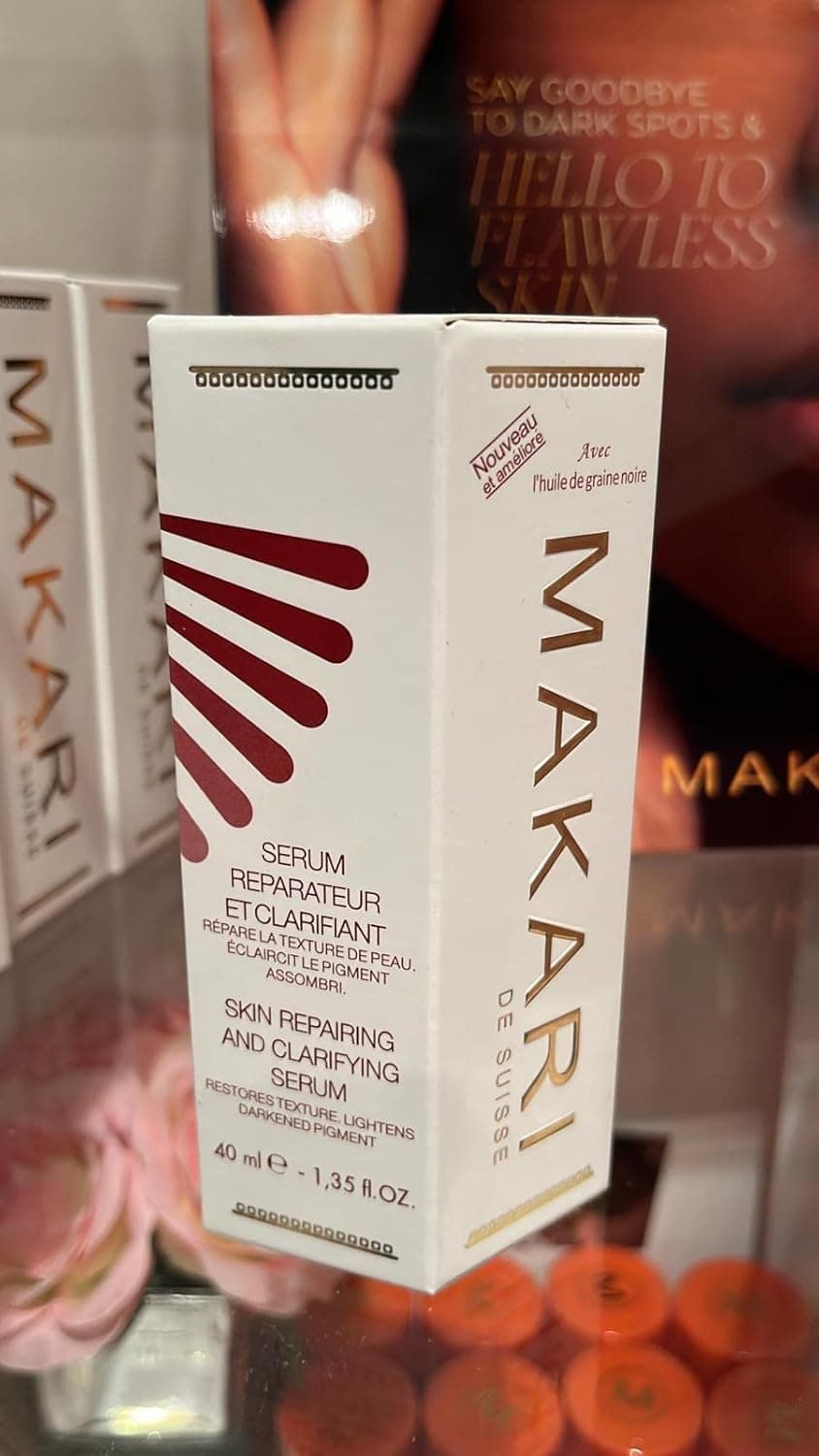 Makari Classic Skin Repairing and Clarifying Serum (1.35 fl oz) | Dark Spot Treatment Serum | Reuvenates Tone and Texture | Softens, Smoothens, and Brightens Skin | Recommended for All Skin Types