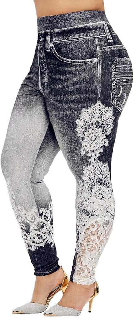 Women's Leggings Plus Size High Waisted Stretch Jersey Capri Yoga Pants Knee-Length Tight Judo Sweatpant